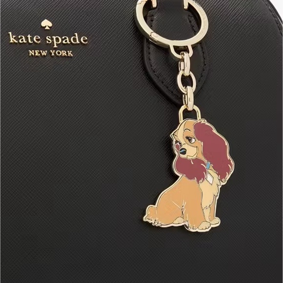 ✨NWT Lady & The Tramp Kate Spade Keychain or Bag Charm✨ - Picture 1 of 5